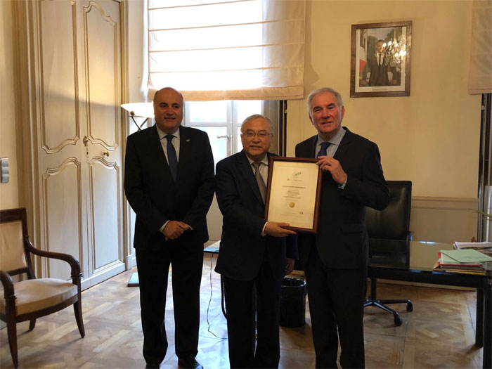 Chairman DuanQiang Pays Visit to WTA Member City of Carcassonne
