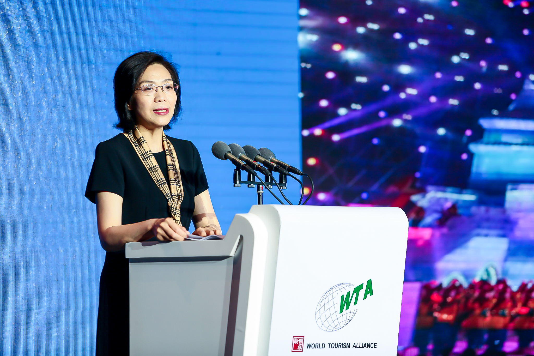 Lan Feng, Deputy Director-General of the Propaganda Department of CPC Harbin Municipal Committee, Secretary of the Party Committee and Director of the Harbin Municipal Bureau of Culture, Broadcasting, Television and Tourism