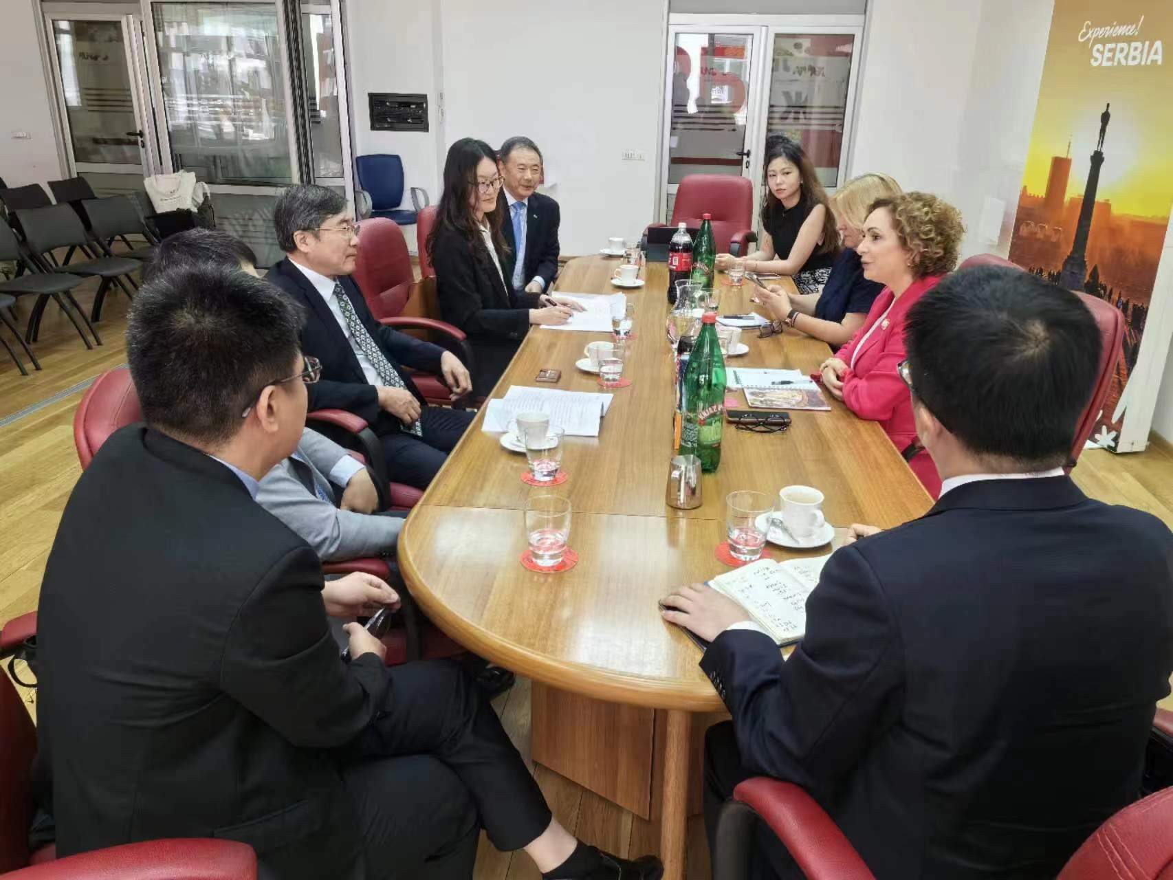 WTA Chair ZHANG Xu Meets with CEO of National Tourism Organization of Serbia