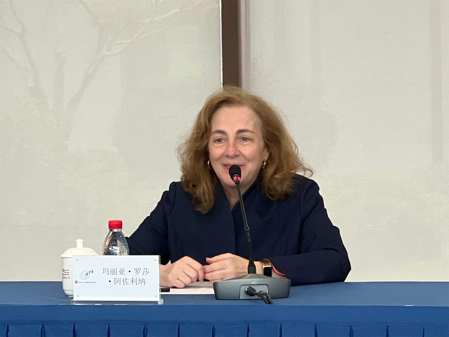 WTA Vice Chair and Secretary-General-Designate ZHENG Hao Meets with Ms. Maria Rosa Azzolina, President of Istituto Italo Cinese